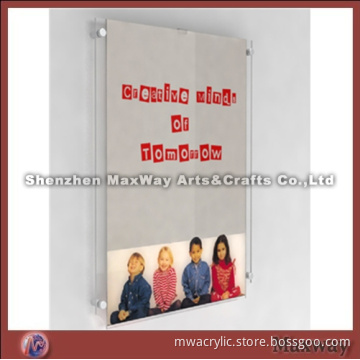 Clear High Grade Wall Mounted Acrylic Photo Frame Mother's Day Gift
